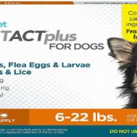Tevrapet Firstact Plus Flea And Tick Prevention For Dogs, 3 Months Treatment · TevraPet FirstAct Plus Flea and Tick Prevention for Dogs, 3 Months Treatment and Control, Sm...