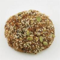 Superseed Muffin · Seeds, Nuts, Pear, Carrot, and Cinnamon GF (Contains Nuts)