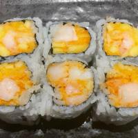 Spicy Mango Shrimp Roll · Spicy. Shellfish.