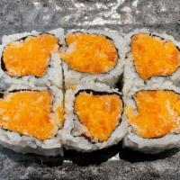 Spicy Crunchy Salmon Roll · Spicy. Ray-finned fish.