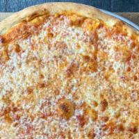 Nyc Cheese Pizza · The classic NYC pizza starts with a savory marinara sauce that's topped with shredded Grande...
