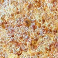 White Large Pizza · Dollops of seasoned Ricotta over melted Mozzarella, Parmesan & Pecorino Romano & a hint of g...