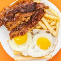Bacon & Eggs · On a bagel or roll.