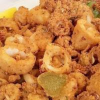 Fried Calamari · Golden fried in a sweet marinara