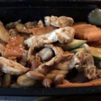 Chicken With Cashew Nuts Lunch · Served with pork fried rice or steamed white rice.