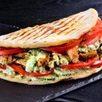 Fresh Fish Gyro On Pita · Fresh white fish with your choice of toppings on a fresh baked pita bread.