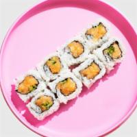Spicy Yellowtail Roll · Chopped Japanese Yellowtail with spicy mayo, scallions. (6pc)