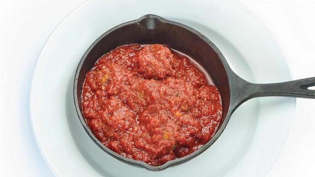 Impossible Meatballs · plant based meatballs, red sauce