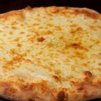 Grilled Cheese Pizza · Mozzarella and parmigiano.