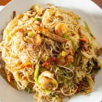 Singapore Rice Noodles · Hot and spicy.