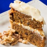 Carrot Cake · Contains nuts