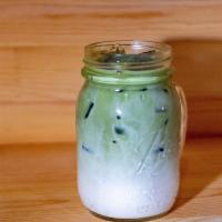 Iced Matcha Latte · Our café-graded matcha mix with your choice of steamed milk. adding a hint of sweetness will...