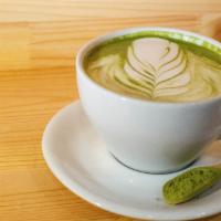 Matcha Latte · Our café-graded matcha mix with your choice of steamed milk. Adding a hint of sweetness will...