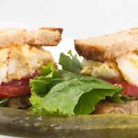 Egg Salad Sandwich · Our classic egg salad on a brioche roll with lettuce and tomato