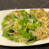 Caesar Salad · Chopped hearts of romaine tossed with parmesan cheese, croutons, and classic dressing.