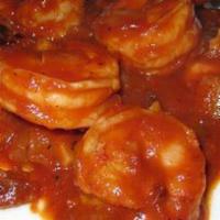 Camarones En Salsa / Shrimp In Sauce · 