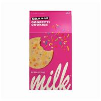 Milk Bar - Confetti Cookies (6.5 Oz) · Confetti takes your classic sugar cookie and gives it the rainbow treatment — a buttery, van...