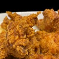 Chicken Tenders · Fried chicken tenders (5) served w/ BBQ or Honey Mustard