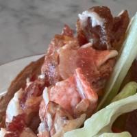 Lobster Blt · Fresh Maine Lobster, bacon, lettuce, tomato & mayo on a toasted brioche roll