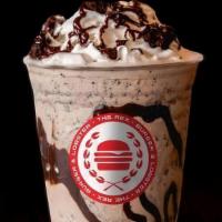 The Rex Shake · Vanilla Ice Cream, brownies, and hot fudge, served with or without whipped cream