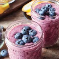 Berry Shake · Fresh blueberries, raspberries, strawberries and papaya juice.