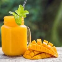 Mango Madness · Fresh mango juice based with papaya juice.