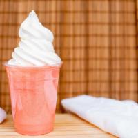Iceberg · Creamy soft ice cream floating on top of refreshing smoothie.