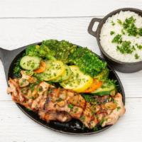 Grilled Chicken · Delicious grilled chicken, tender and juicy, garlic, squash, carrot and zucchini. Includes: ...