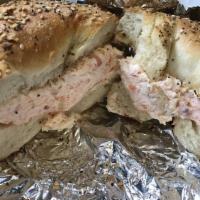 Lox Spread Cream Cheese Sandwich · 