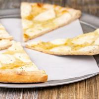 Neapolitan White Pizza · With ricotta and mozzarella.