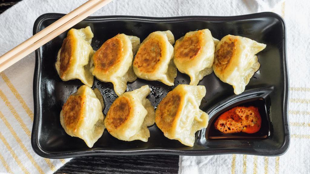 Pan Fried Chives Pork Dumpling · 