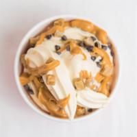 Salted Peanut Butter Cup Fro Yo (Small 12 Oz.) · Calling all peanut butter lovers! Our smooth and creamy Peanut Butter Perfection is made wit...