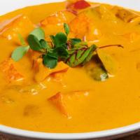 Paneer Tikka Masala · Homemade cottage cheese roasted in a tandoor clay oven cooked with mildly spiced tomato gravy.