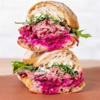 Roast Beef · Spice rubbed & roasted roast beef with horseradish aioli, pickled beets, and lightly dressed...