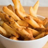 French Fries · Crispy skin-on french fries.