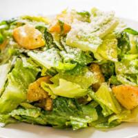 Caesar Salad · Romaine, croutons, shaved aged parmesan and house-made dressing.