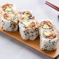R17 Eel Cucumber Roll · Sushi roll with eel and cucumber.