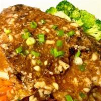 Thai Style Pork Chop · Served with mixed vegetable