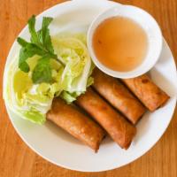 Vietnamese Vegetarian Spring Roll · Five pieces. Cold.