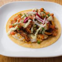 Adobo · Grilled marinated chicken breast with mozzarella cheddar served with pico de gallo and Mexic...