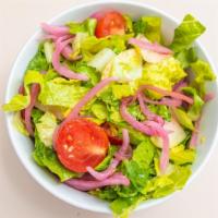 Side Salad · Mix green salad with olive oil vinaigrette.