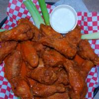 15 Piece Wings · All wings come with a side of bleu cheese & celery.