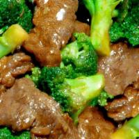 西蘭花(雞/牛/蝦) Broccoli W. (Chicken, Beef, Or Shrimp) · With Soup, White/ Fried Rice