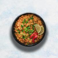 Baingan Bharta · Grilled eggplant minced and slowly cooked with tomatoes, onions and herbs.