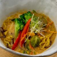 Vegetable Ramen · With kakiage.(Vegetable Tenpura)