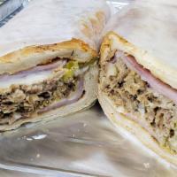 Cuban Sandwich · Ham and cheese sandwich.