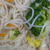 Vegetable Mei Fun · thin noodles.