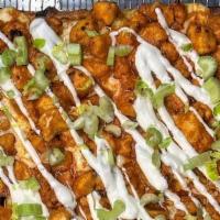 Buffalo Chicken · fried chicken, franks red hot buffalo sauce, blue cheese dressing, fresh celery, italian shr...