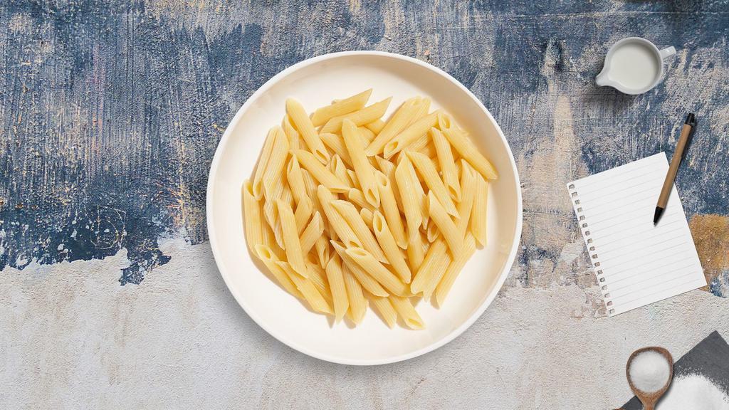 The Penne Concept · Fresh penne pasta cooked with your choice of sauce and toppings.