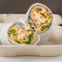 Poke Burrito With Two Protein · Sushi rice with roasted seaweed.